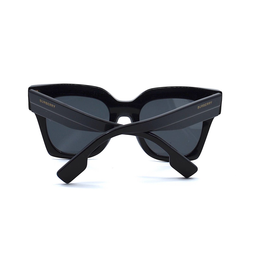 NEW BURBERRY KITTY BE4364 BLACK DARK GREY AUTHENTIC SUNGLASSES - Picture 8 of 14